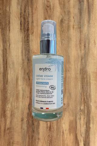 Crme visage hydratante - Endro Cosmtiques